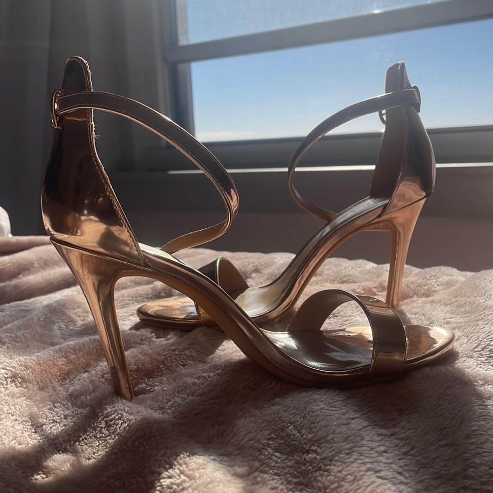 Open Toe Stiletto High Heels Ankle Strap